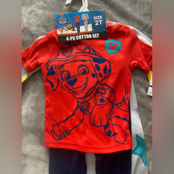 Paw Patrol Pajama Set (4pc) 2T - Picture 3 of 5